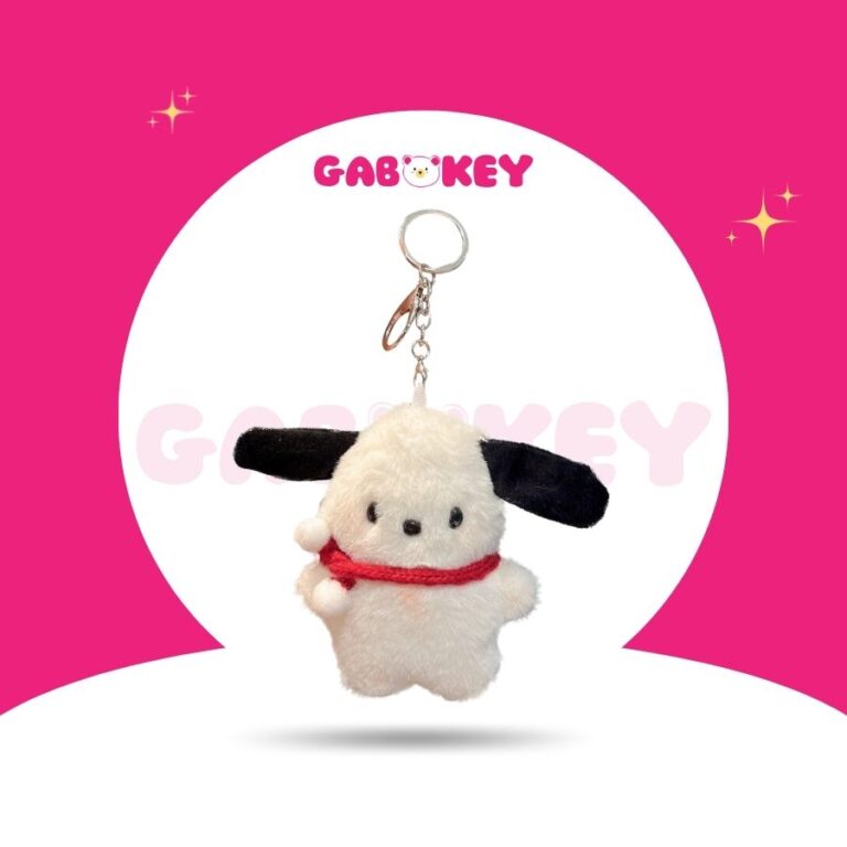 Móc khóa chó Pacha tai đen