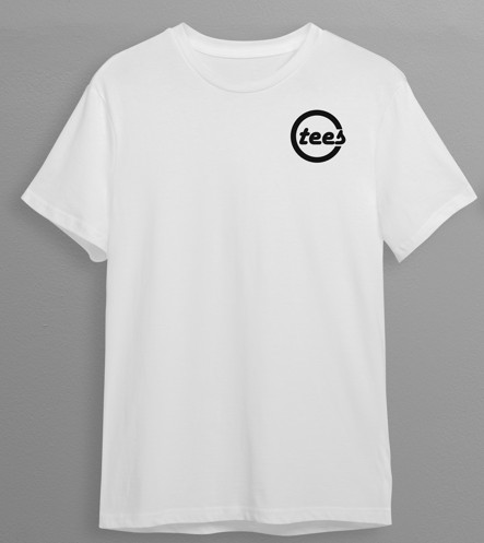 Áo thun kiểu dáng rộng Otees màu trắng
