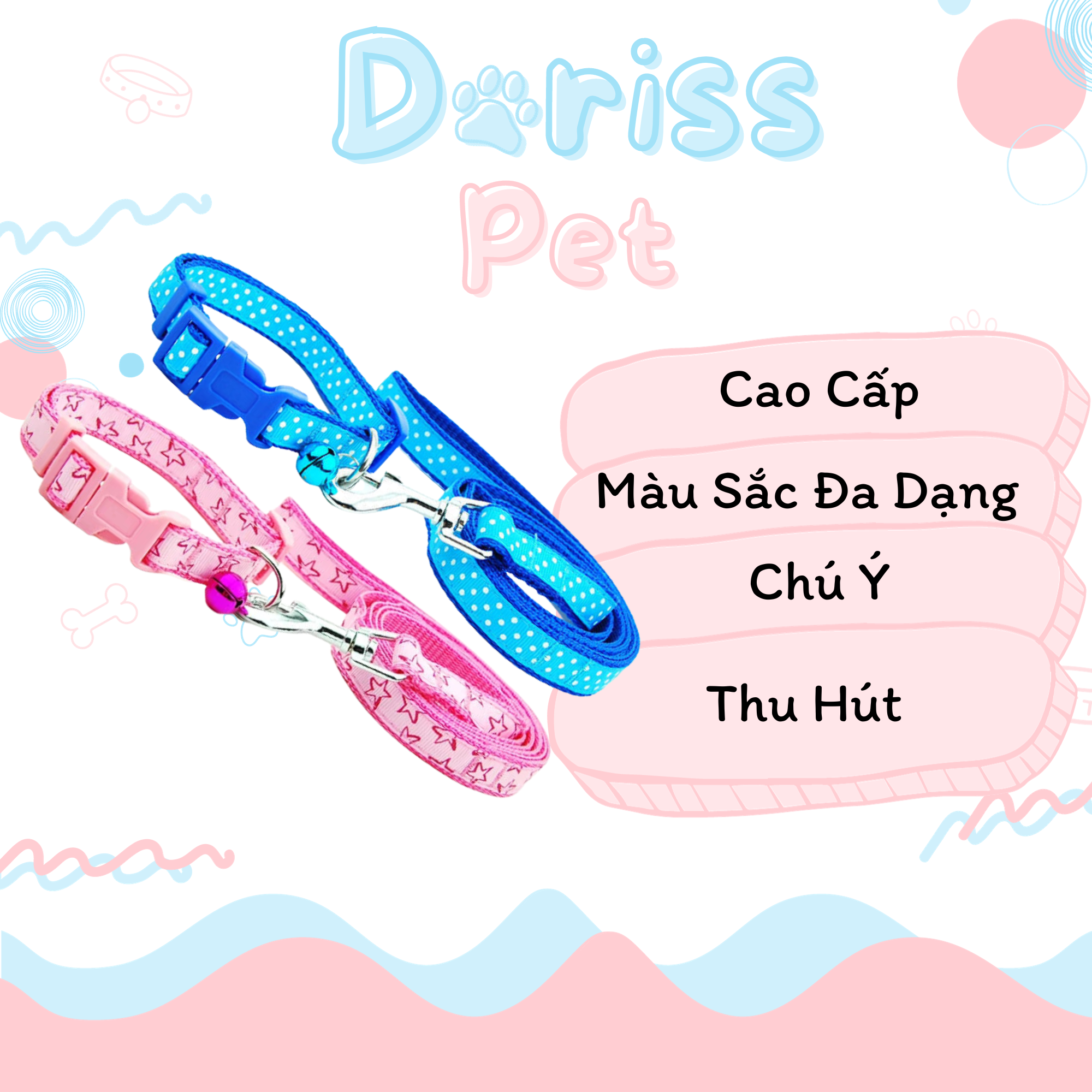 Vòng đeo cổ cho chó mèo