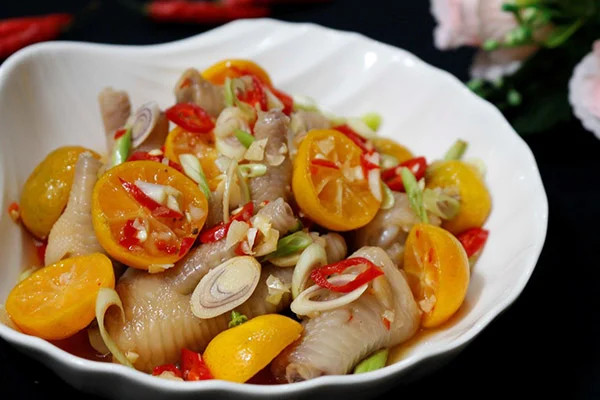 Chân gà xả tắc