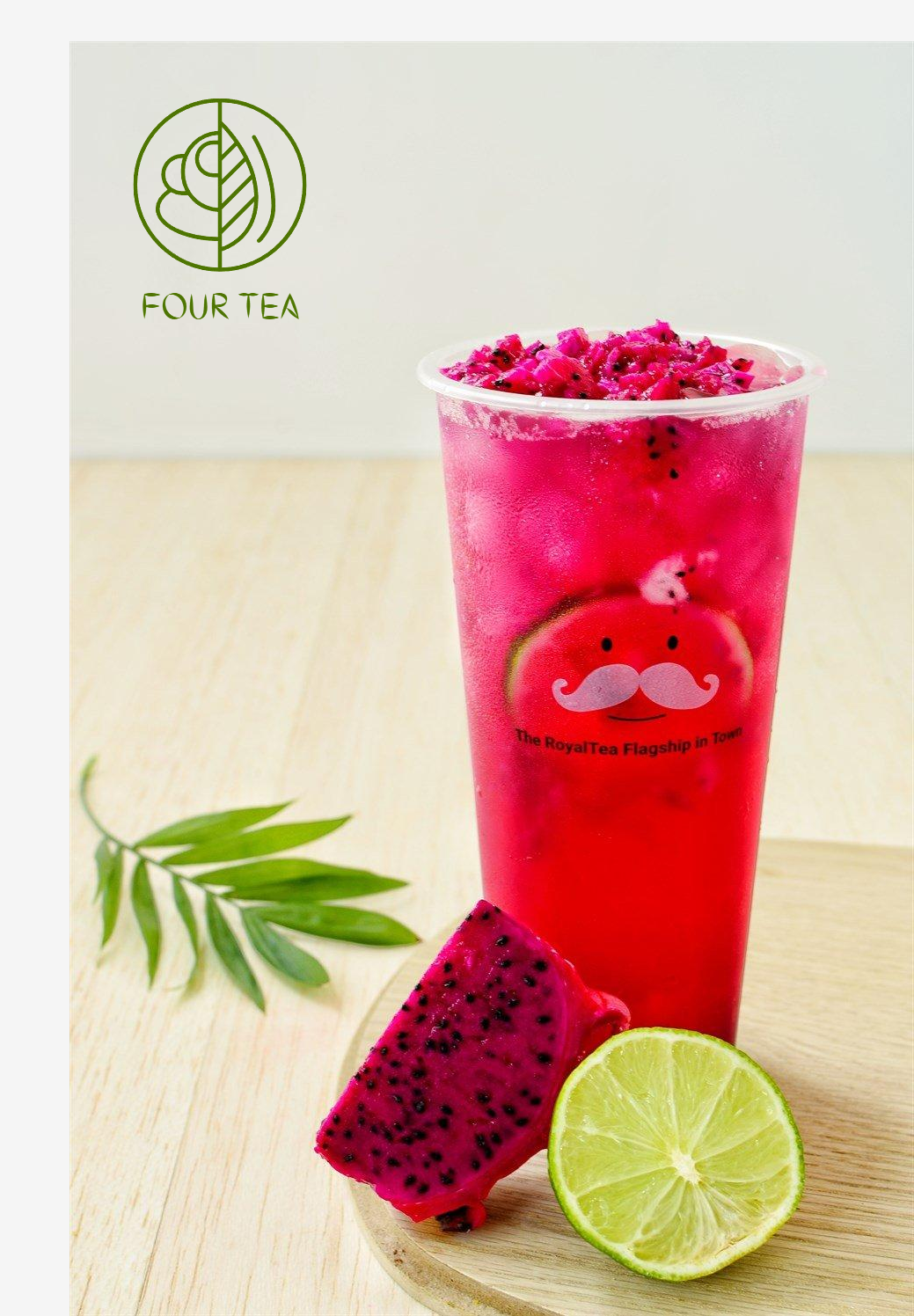 Trà thanh long - hạt lựu