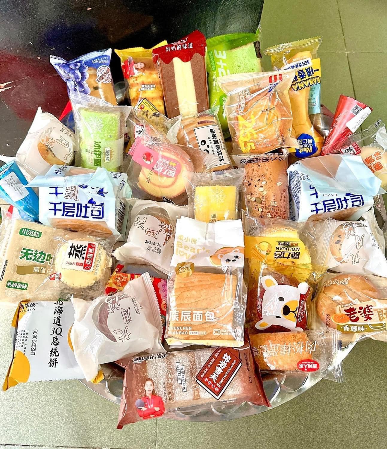 BÁNH MIX ĐÀI LOAN ĐỦ VỊ - Thùng MIX