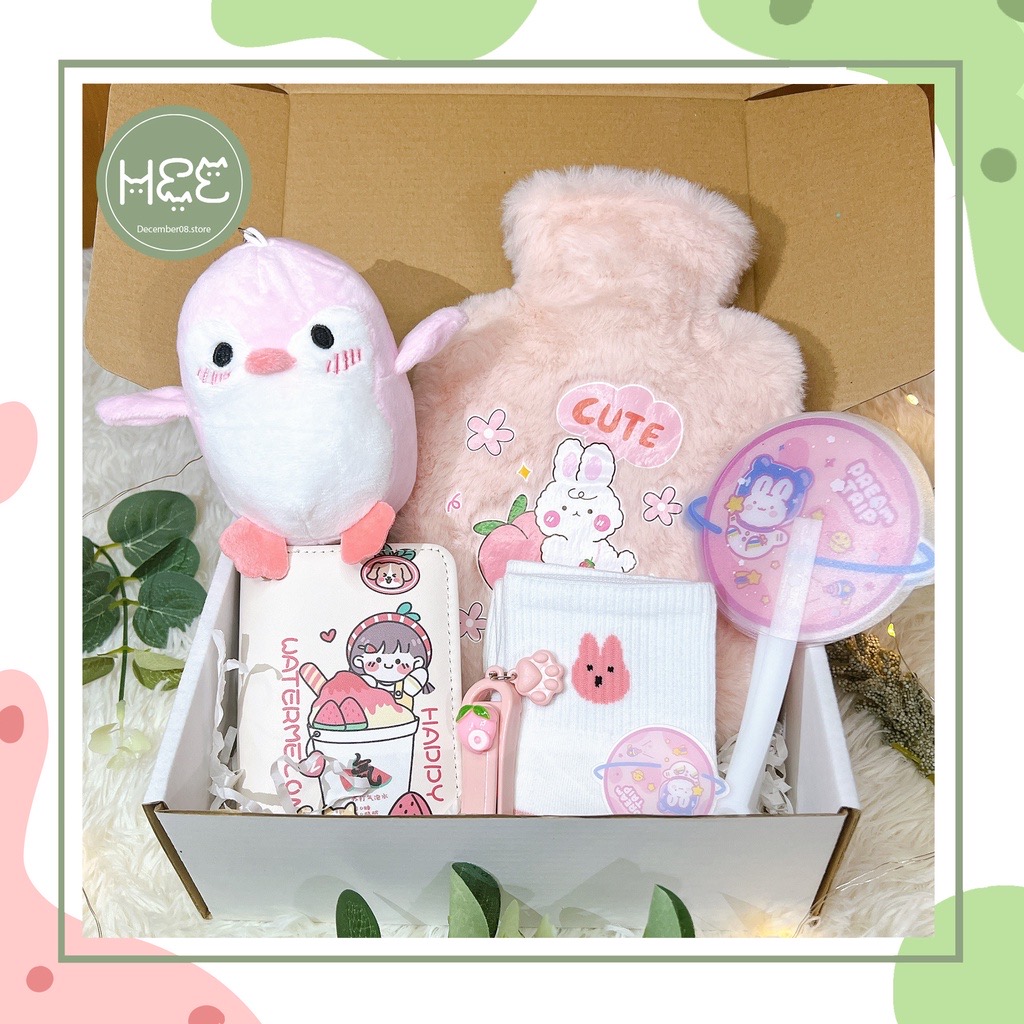 ￼[SQT007] Set quà sinh nhật, Valentine, 8/3, 20/10, 14/02, hộp quà Valentine cho các bạn nữ December08.store