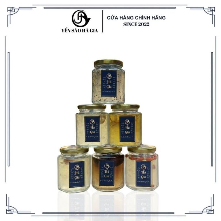 Set 6 hũ yến chưng sẵn 100%