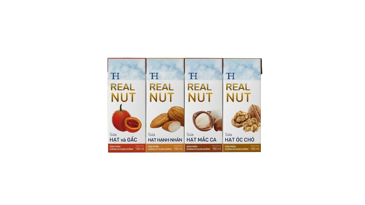 TH REAL NUT - Sữa tươi hạt 180ml (lốc 4 hộp)