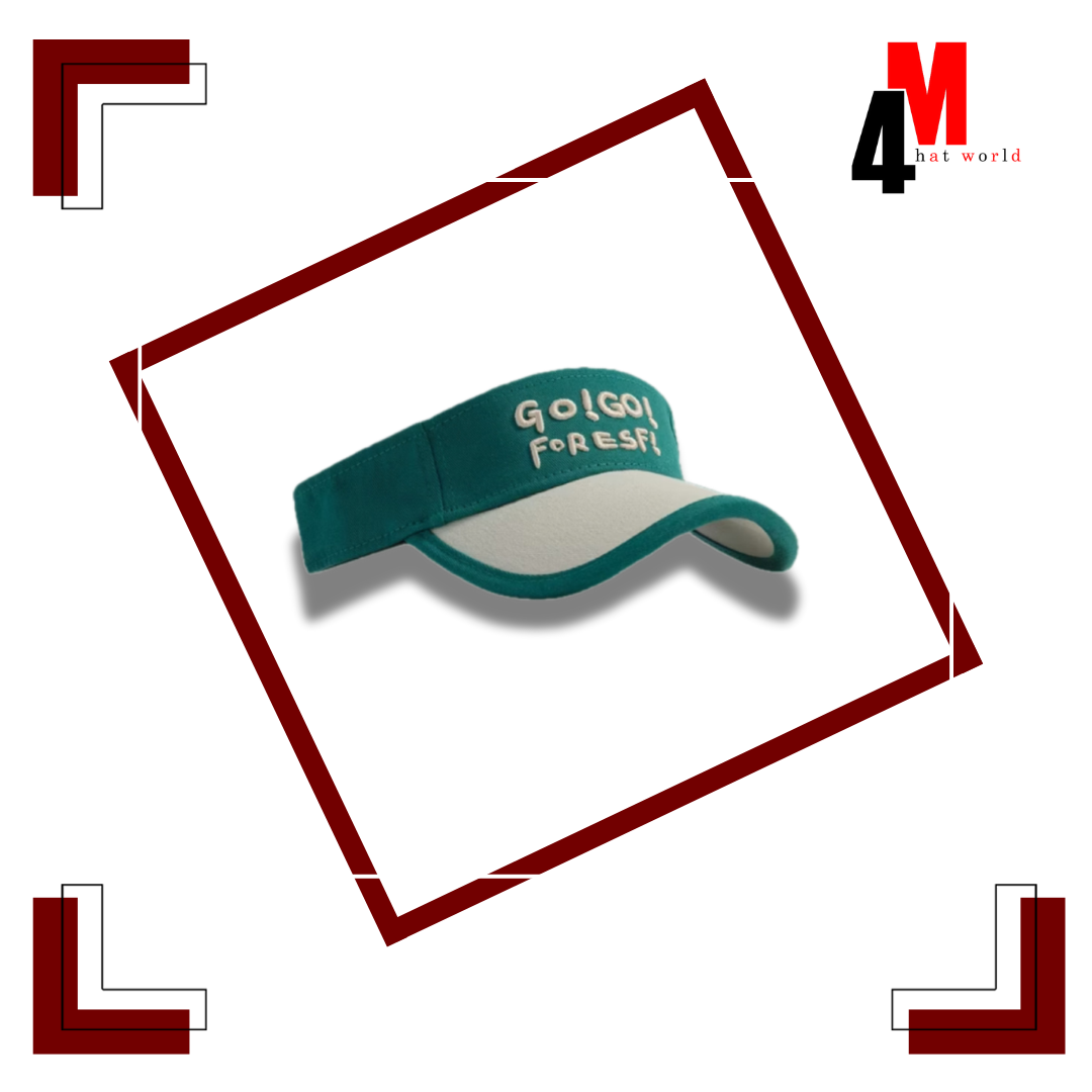 4M Mũ Lưỡi Trai Nửa Đầu Thêu Chữ Thời Trang