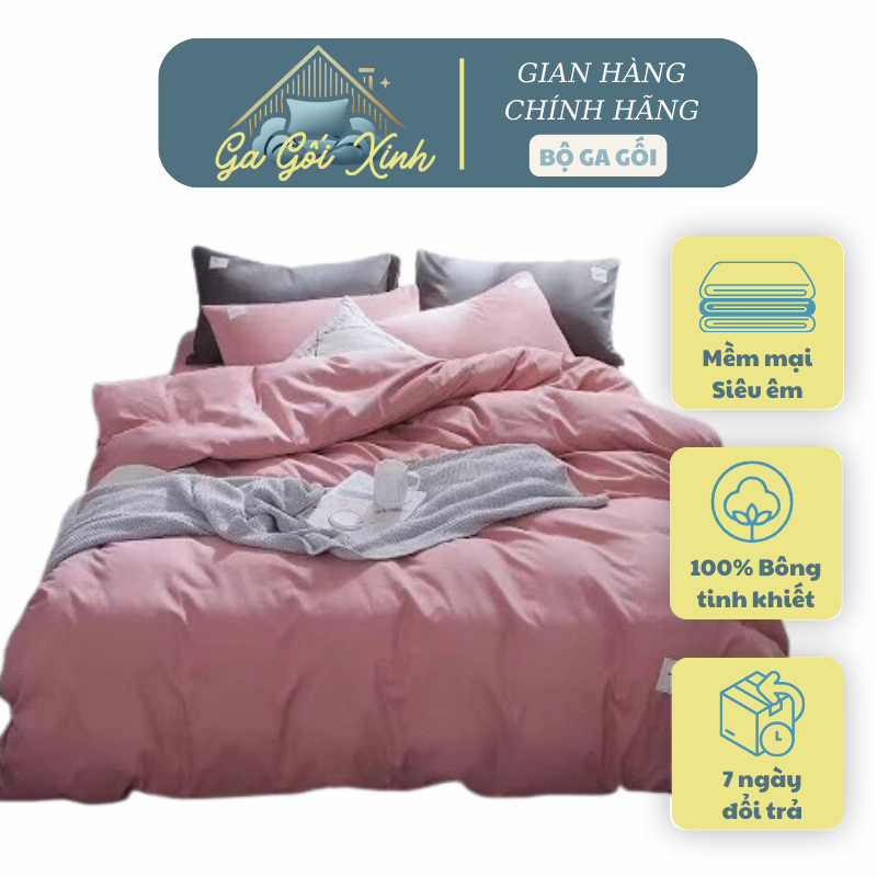 Bộ Ga Gối  Gagoixinh Tencel Cao Cấp Goodnight Luxsilk – Sang Trọng & Êm Ái
