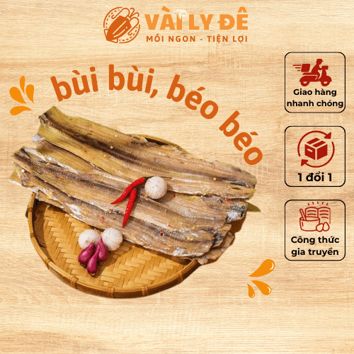 Khô cá hố Cà  ngọt thịt ít xương 500gram