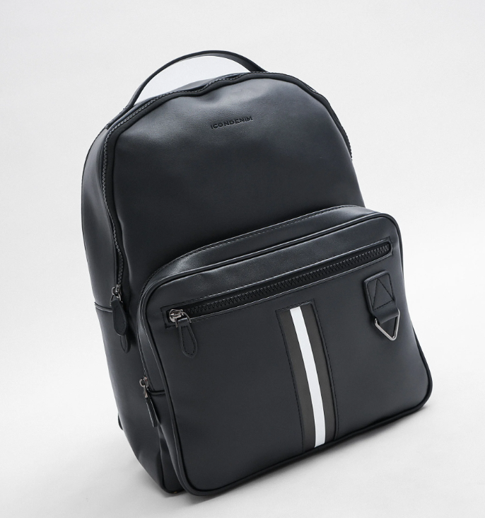 Balo Da Nam Sọc Trắng