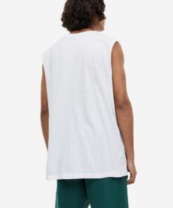 Áo thun tank-top trắng