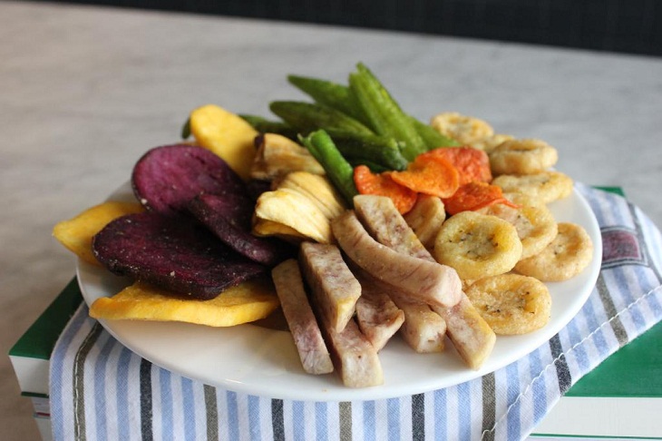 TRÁI CÂY SẤY KHÔ MIX CỰC GIÒN 500GR