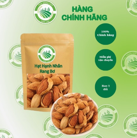 Hạnh nhân rang bơ