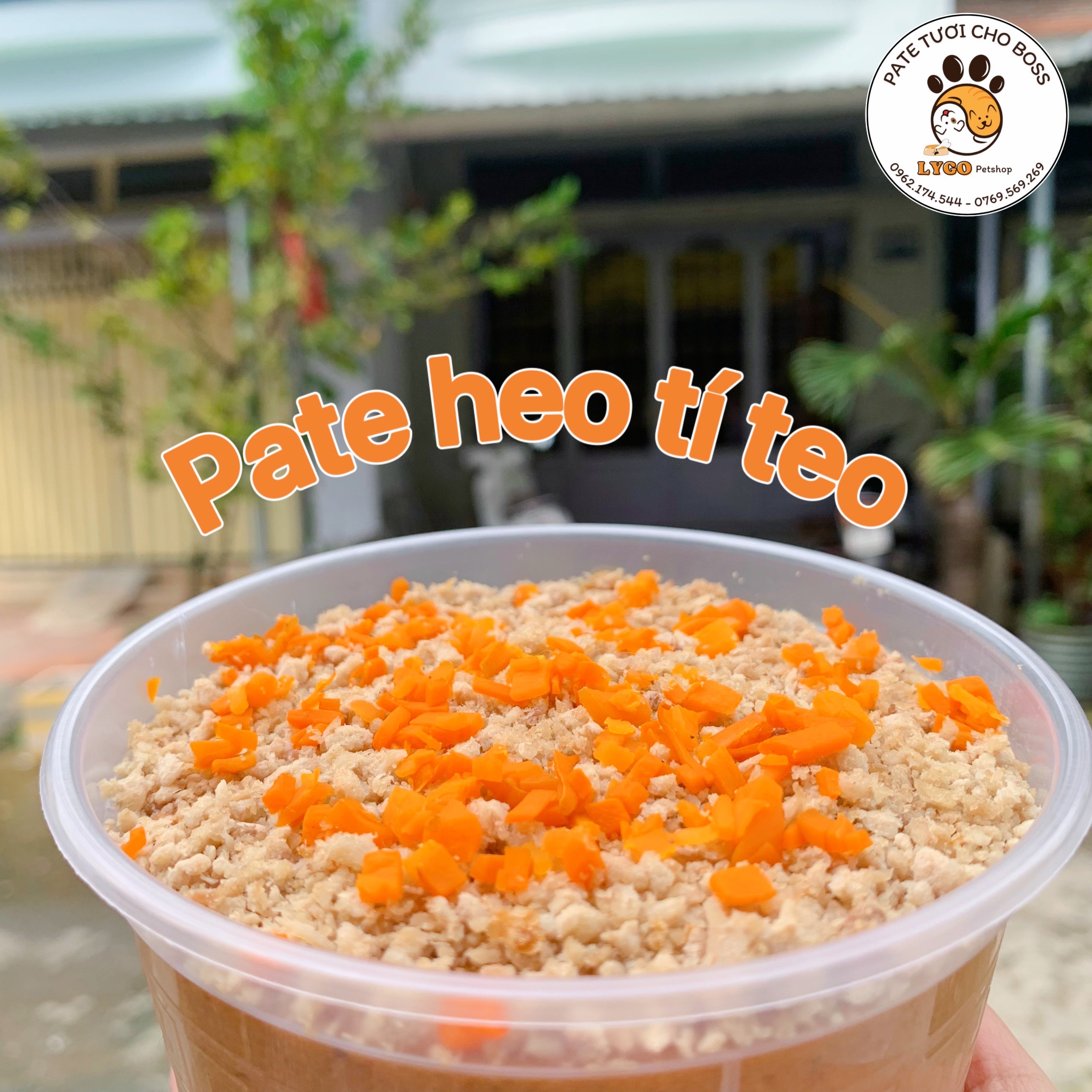 Pate tươi chó mèo - Vị Heo tí teo
