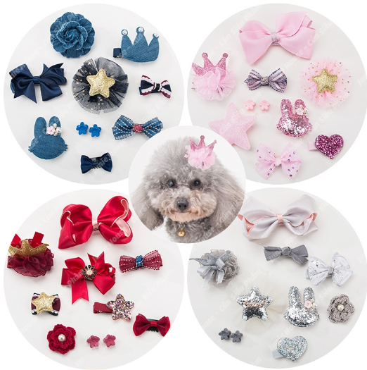 SÉT KẸP TÓC DÀNH CHO CHÓ MÈO