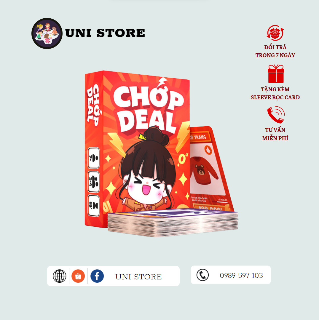 Chớp Deal - Board Game Việt Nam - 45 lá bài