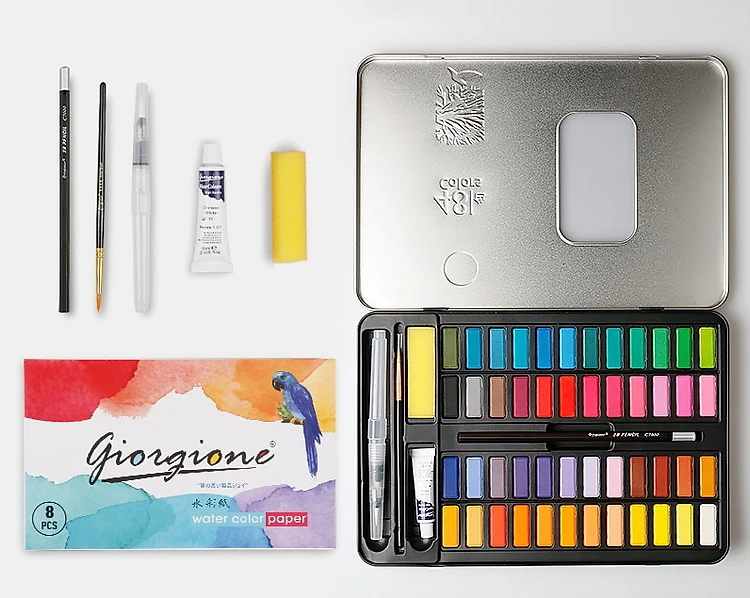 Bộ 48 màu nước vẽ Cao Cấp