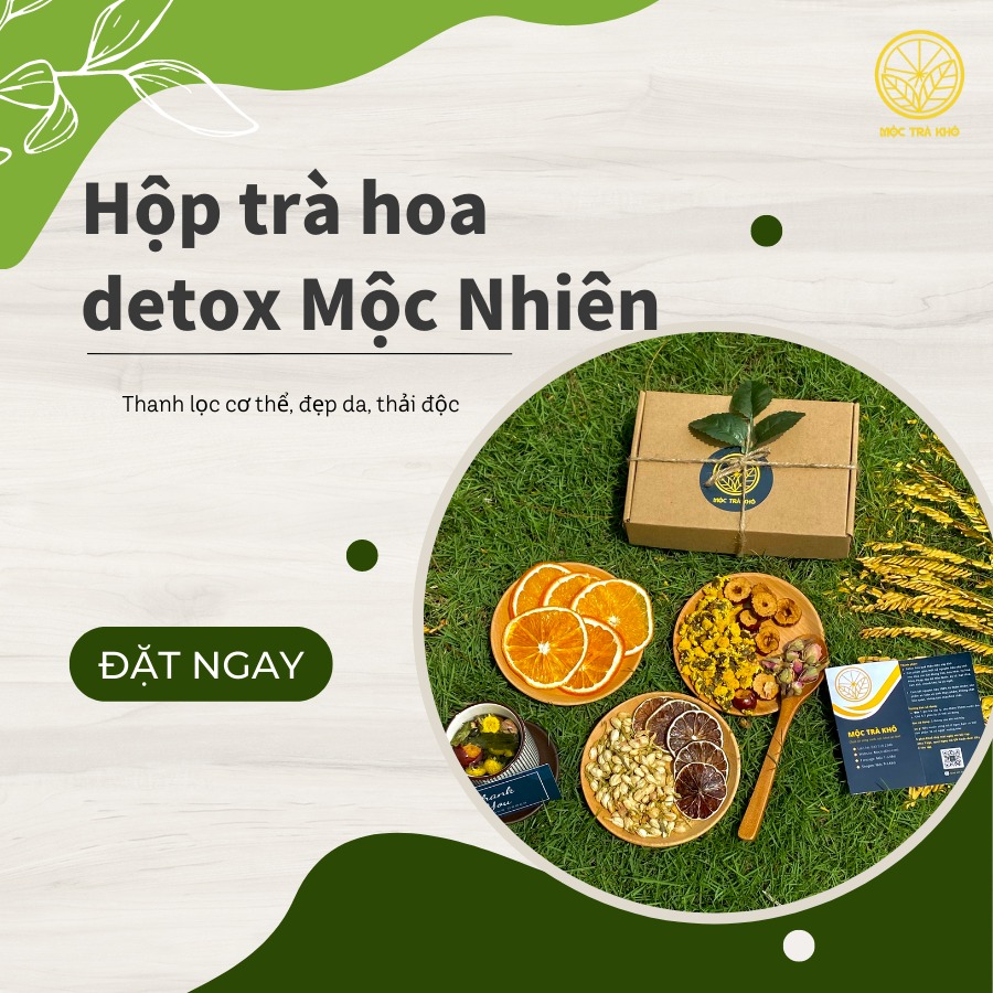 Hộp trà hoa detox Mộc Nhiên - Mộc Trà Khô