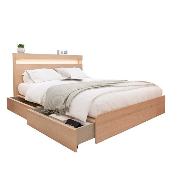 GIƯỜNG NGỦ POET BED NATURAL GỖ CÔNG NGHIỆP CAO CẤP