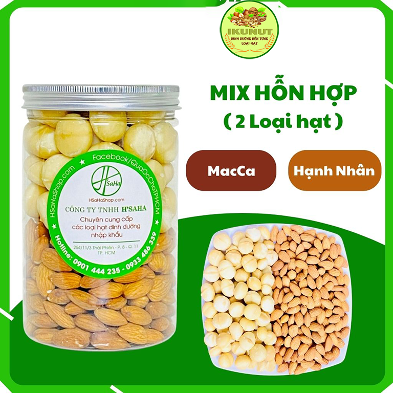 Hạt dinh dưỡng mix 2 loại hạt