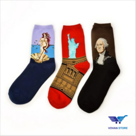 Combo 3 Tất Vớ Họa Tiết Tranh Vẽ VoVanstore