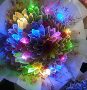 Bó Hoa Tiền 100 Tờ Nhiều Mệnh Giá Hanaflower