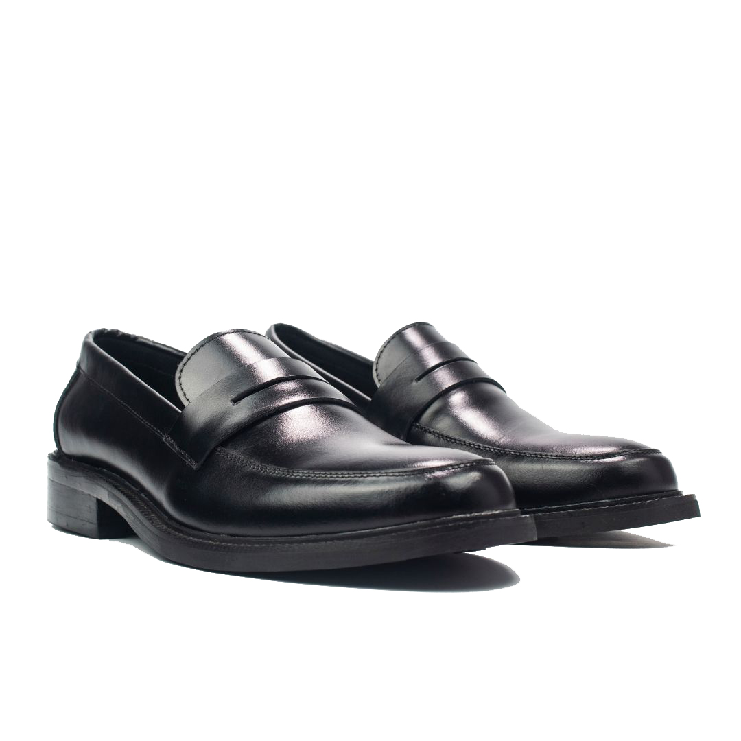 Penny Loafer Black Leather