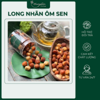 Long Nhãn Ôm Sen Thơm Ngon, Ngọt Bùi, Thơm Dẻo Phù Hợp Uống Trà
