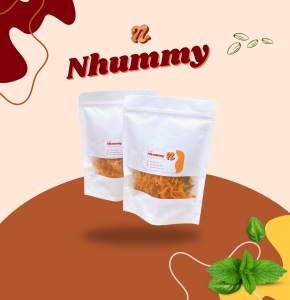 Khô gà lá chanh - Ăn vặt Nhummy