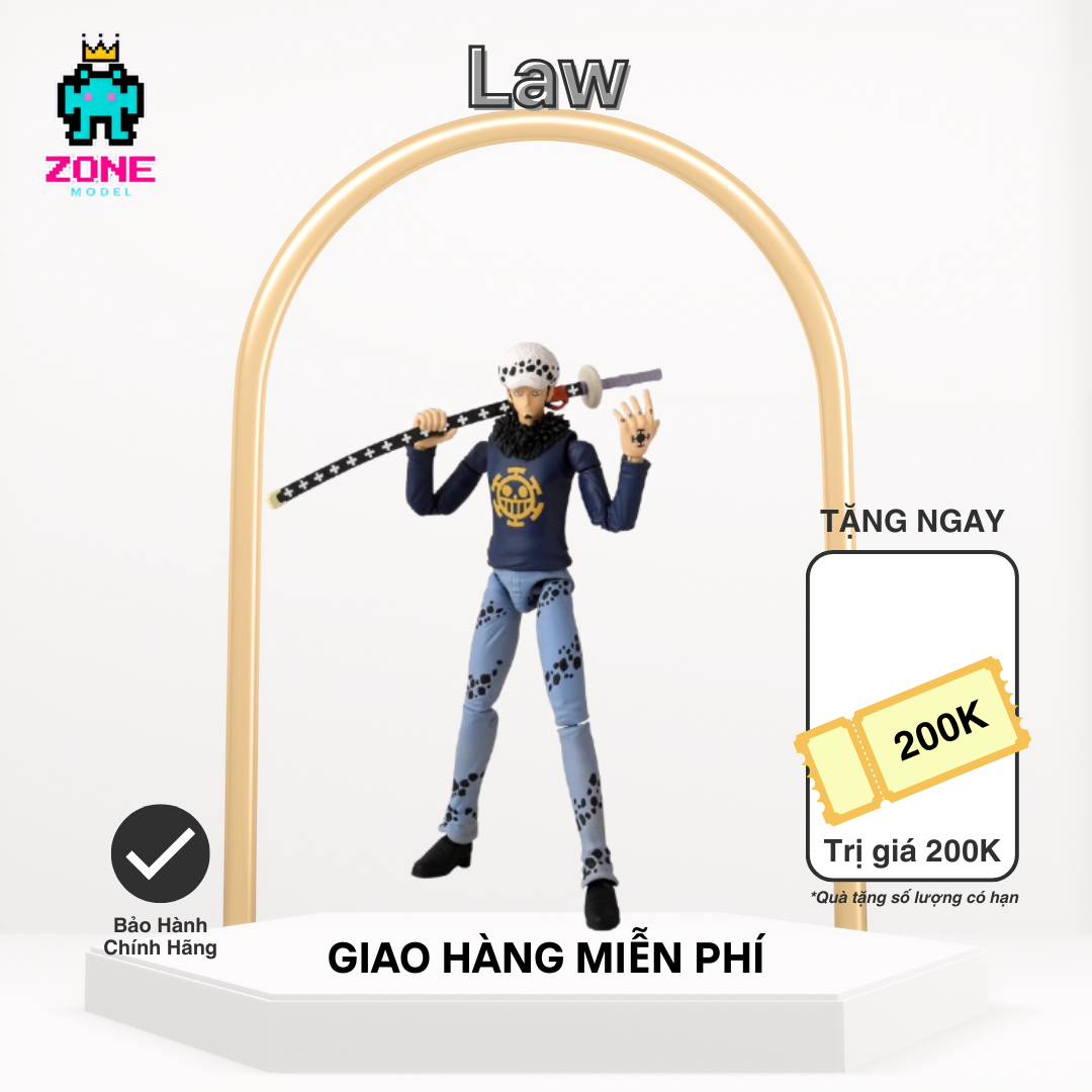 Figure Trafalgar D. Water Law – Mô Hình Anime Trang Trí