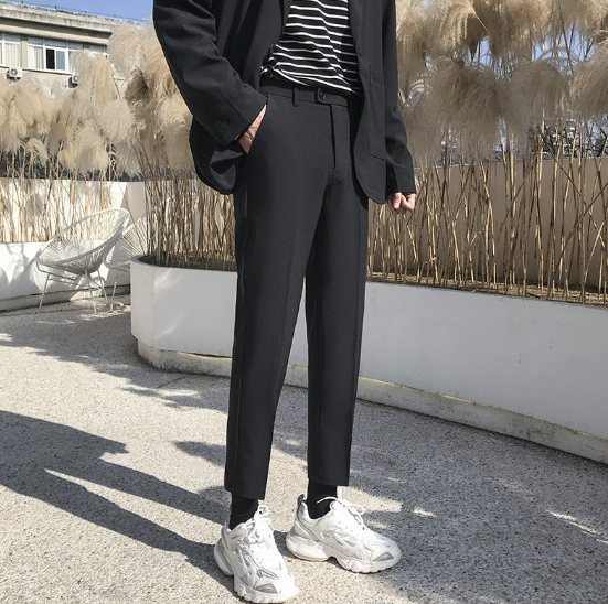 Quần Tây Nam Hàn Quốc Ống Côn Cao Cấp QTN Fashion, chất vải co giãn dày dặn, form Slimfit hàn quốc