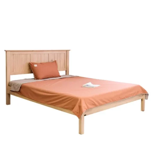 GIƯỜNG NGỦ FREEZING FOG BED NATURAL GỖ THÔNG NHẬP KHẨU