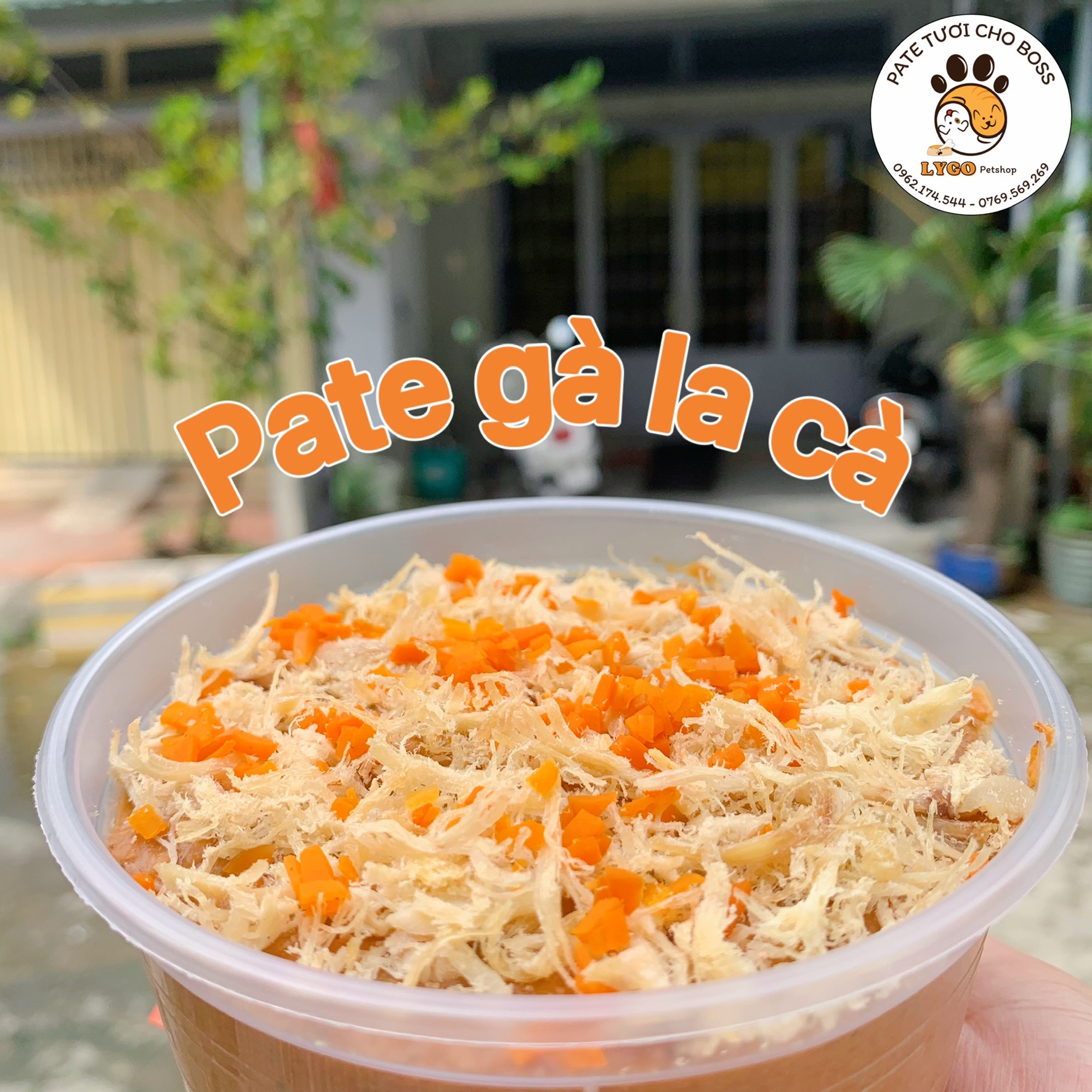 Pate tươi chó mèo - Vị Gà la cà