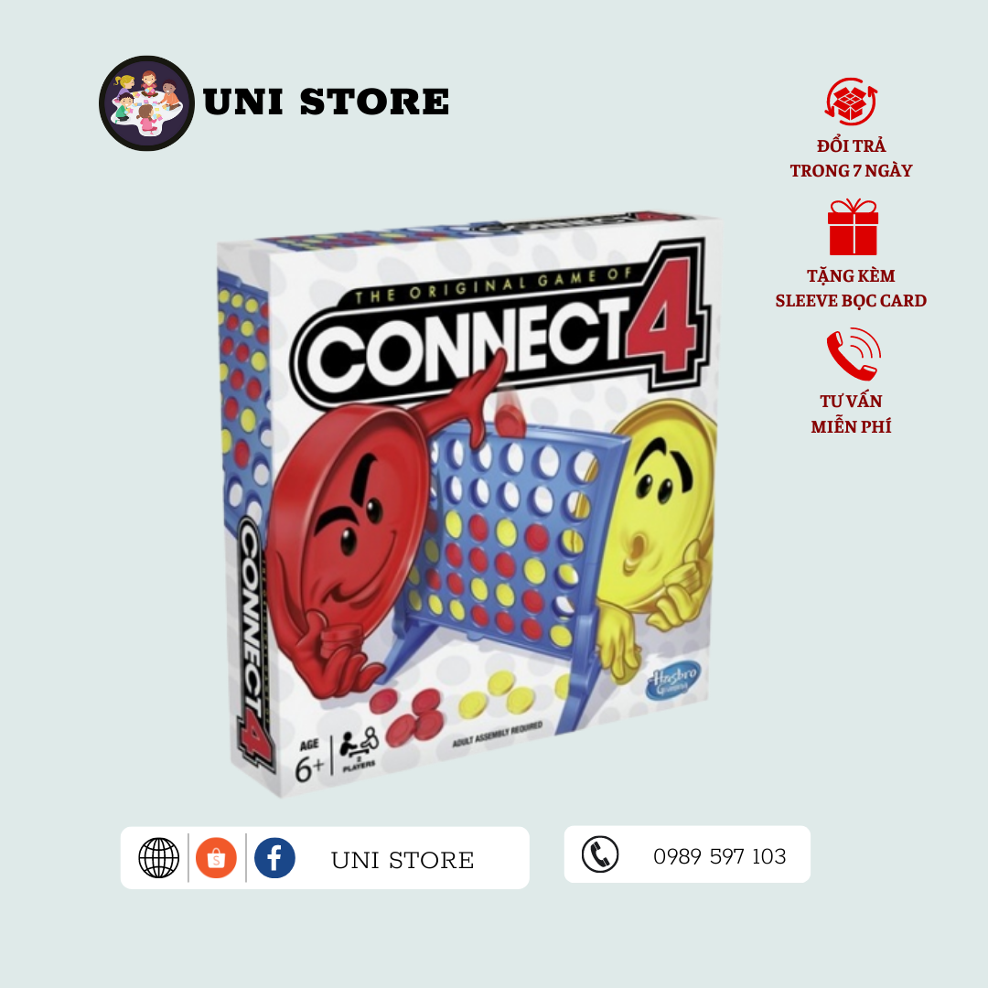 Connect 4 - Board game nước ngoài - 50 quân cờ
