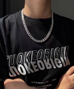 Dây chuyền inox mẫu vòng tròn đa nhau