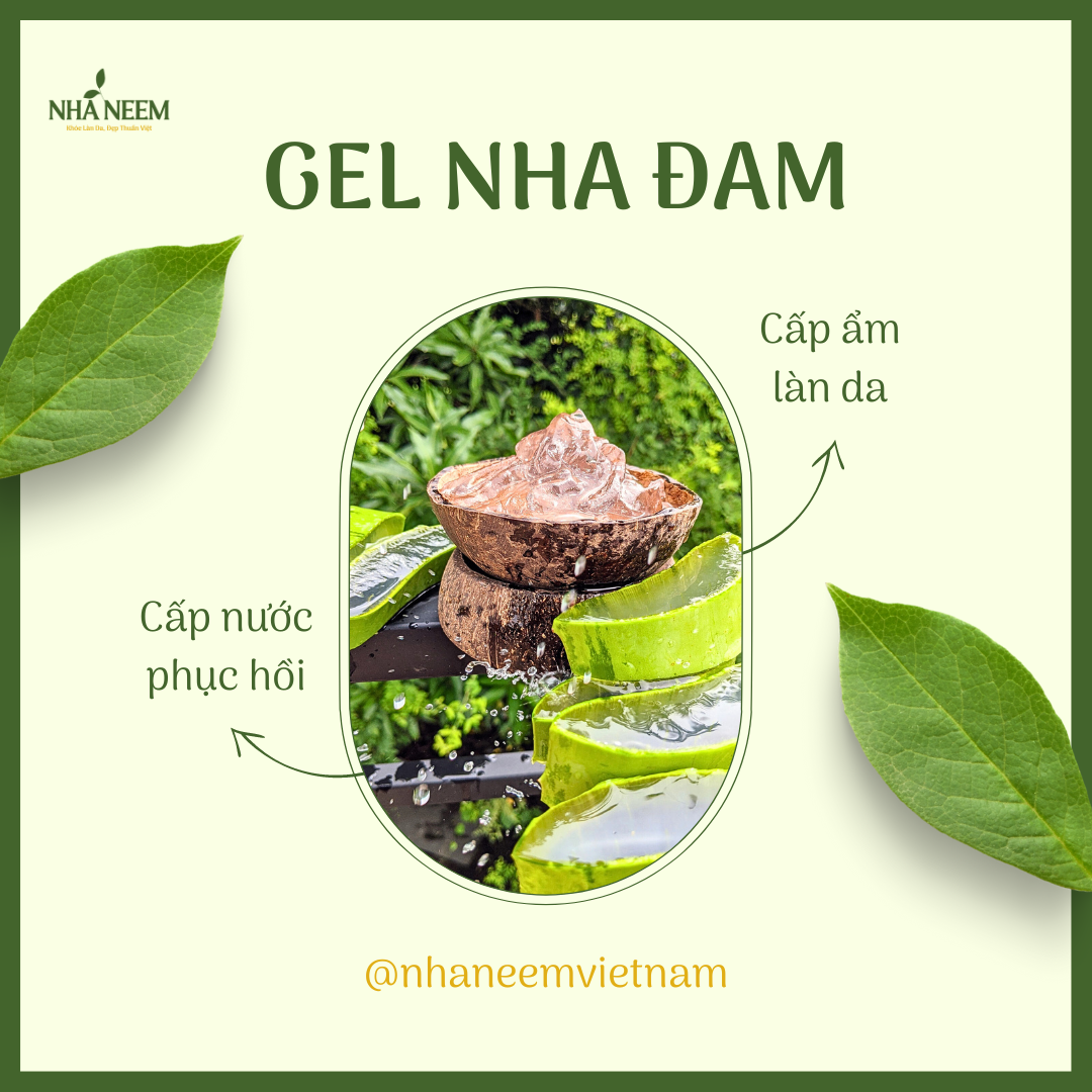 Tinh chất Gel nha đam Nhà Neem cấp nước cấp ẩm cho da [ 50gr-100gr ]