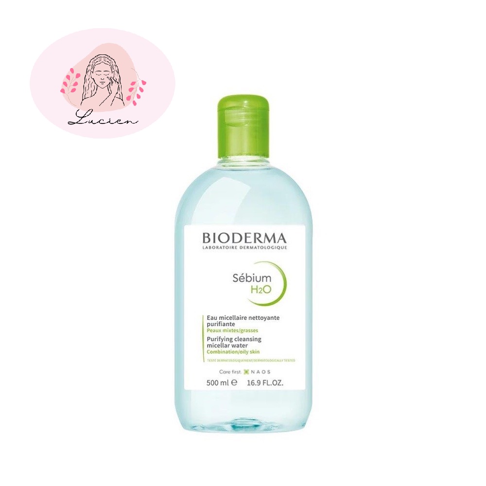 Nước Tẩy Trang Dành Cho Da Hỗn Hợp và Da Dầu Bioderma Sebium H2O