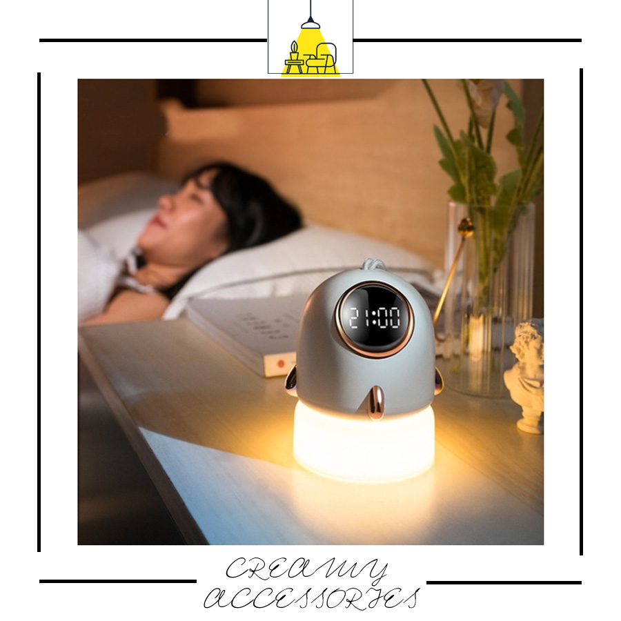 Đèn Ngủ Tích Hợp Đồng Hồ