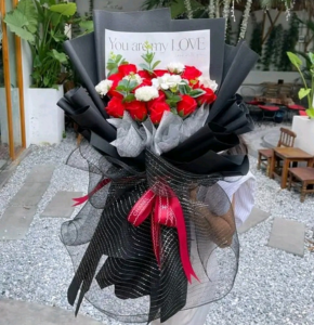 Bó Hoa Hồng Sáp Thơm 10 Bông Hanaflower