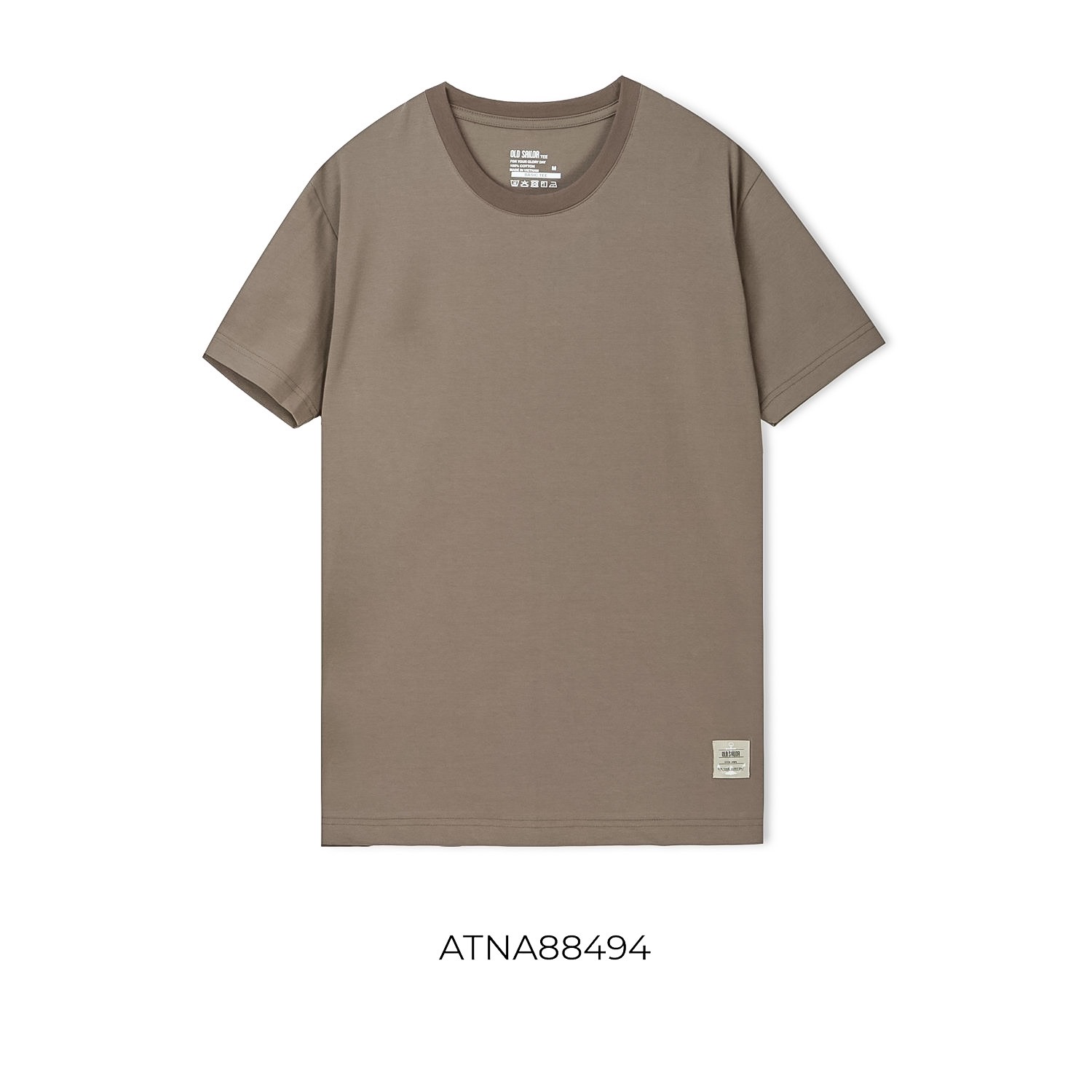 Áo thun nam Basic màu nâu