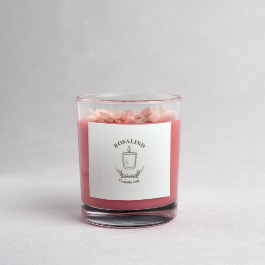 Nến thơm handmade hương hoa hồng Rosalind