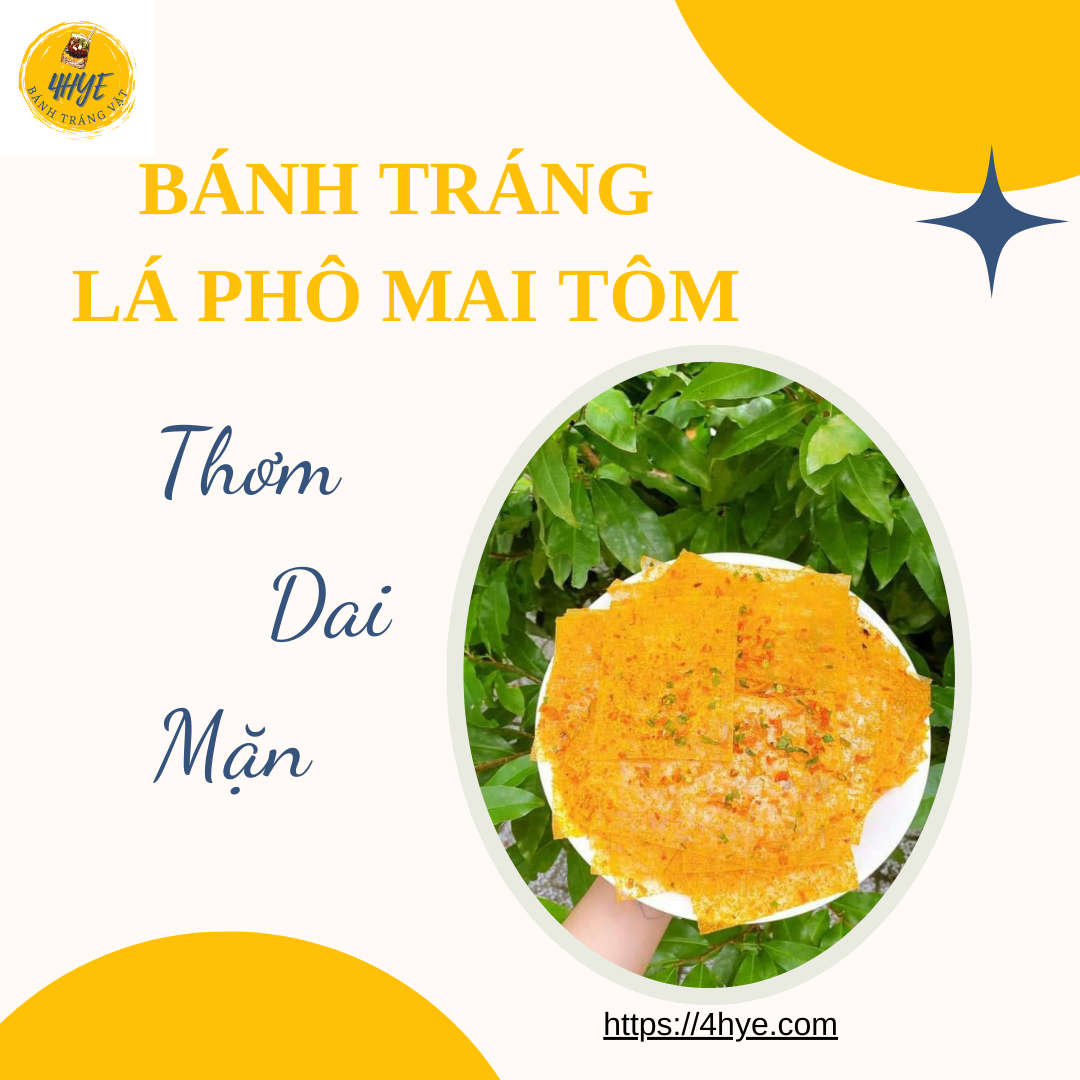 Bánh tráng Lá phô mai tôm