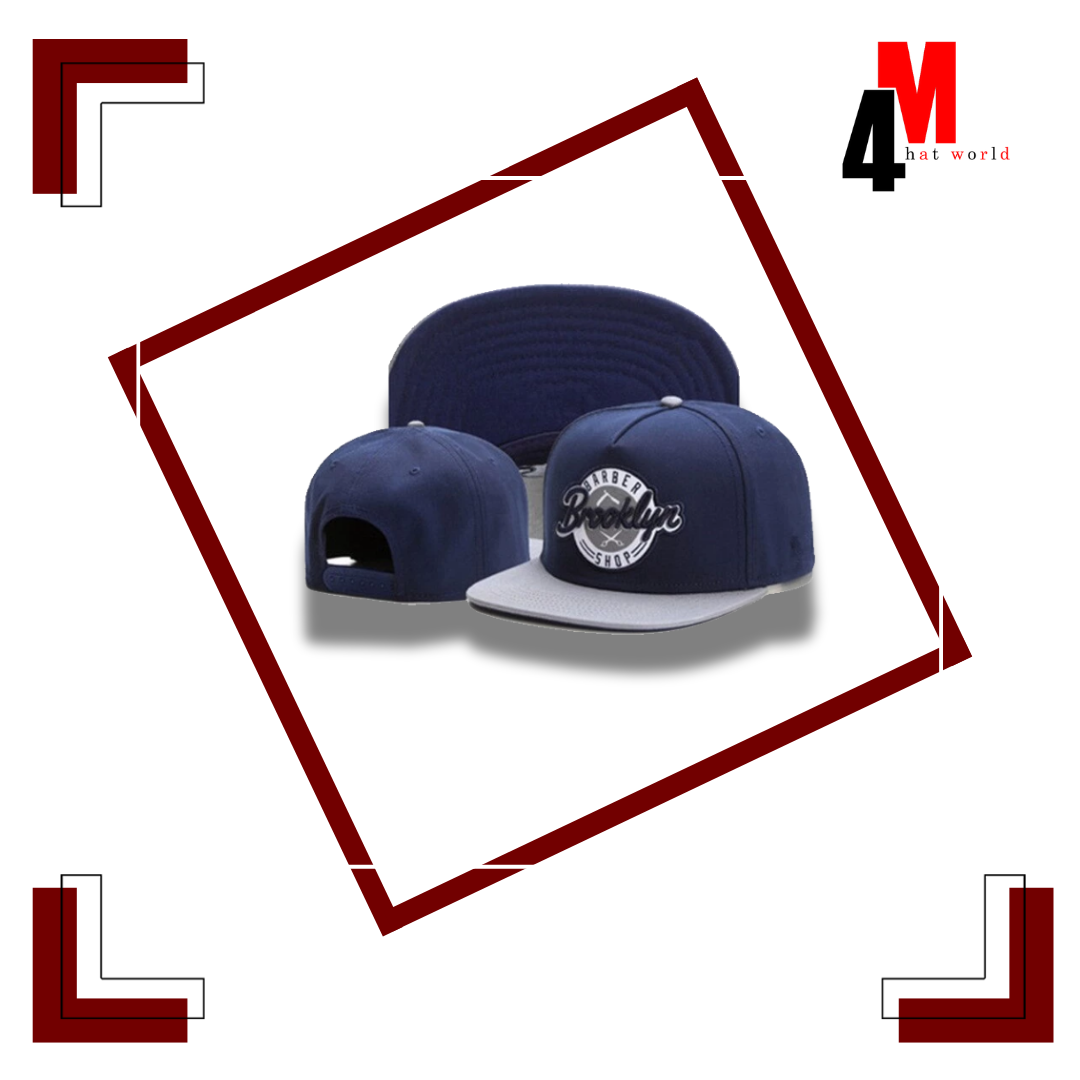 4M Mũ Snapback Phong Cách Phối Màu Đơn Giản