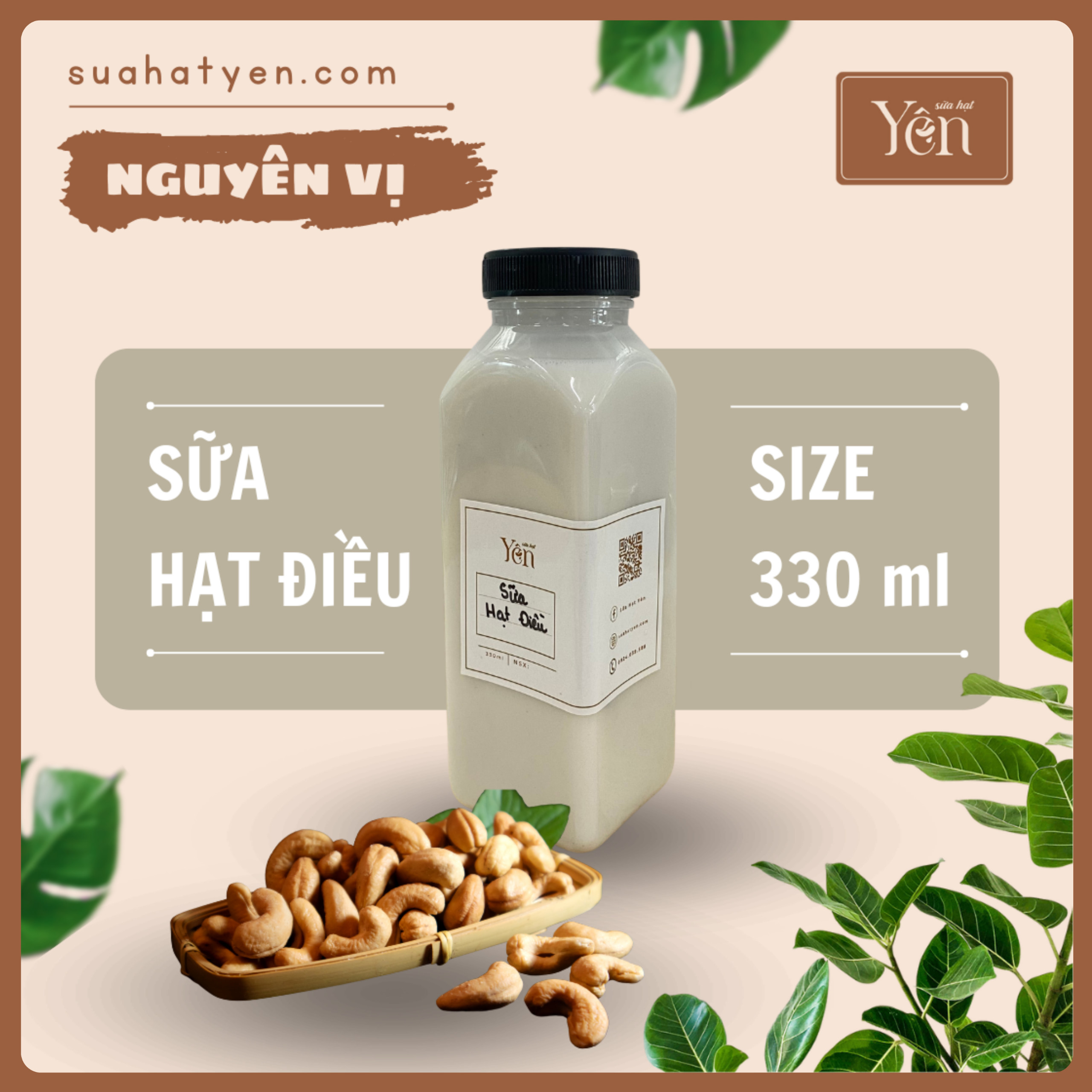 Sữa Hạt Điều Nguyên Vị