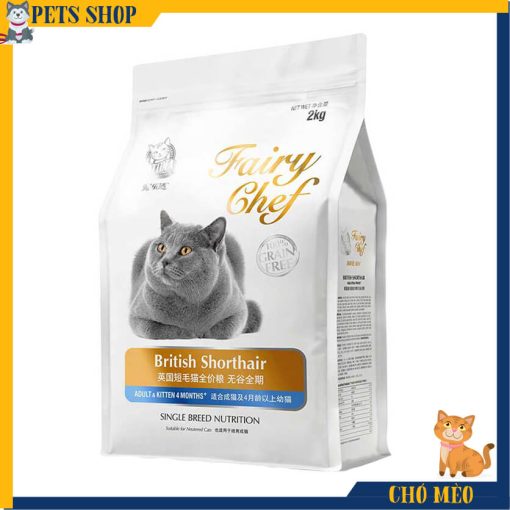 Thức ăn cho mèo Anh lông ngắn CATIDEA Fairy Chef British Shorthair