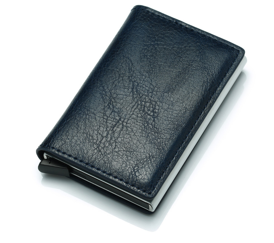 Ví da đen The Dino5 Unisex xu hướng 2022