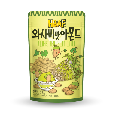 Hạt hạnh nhân tẩm vị wasabi