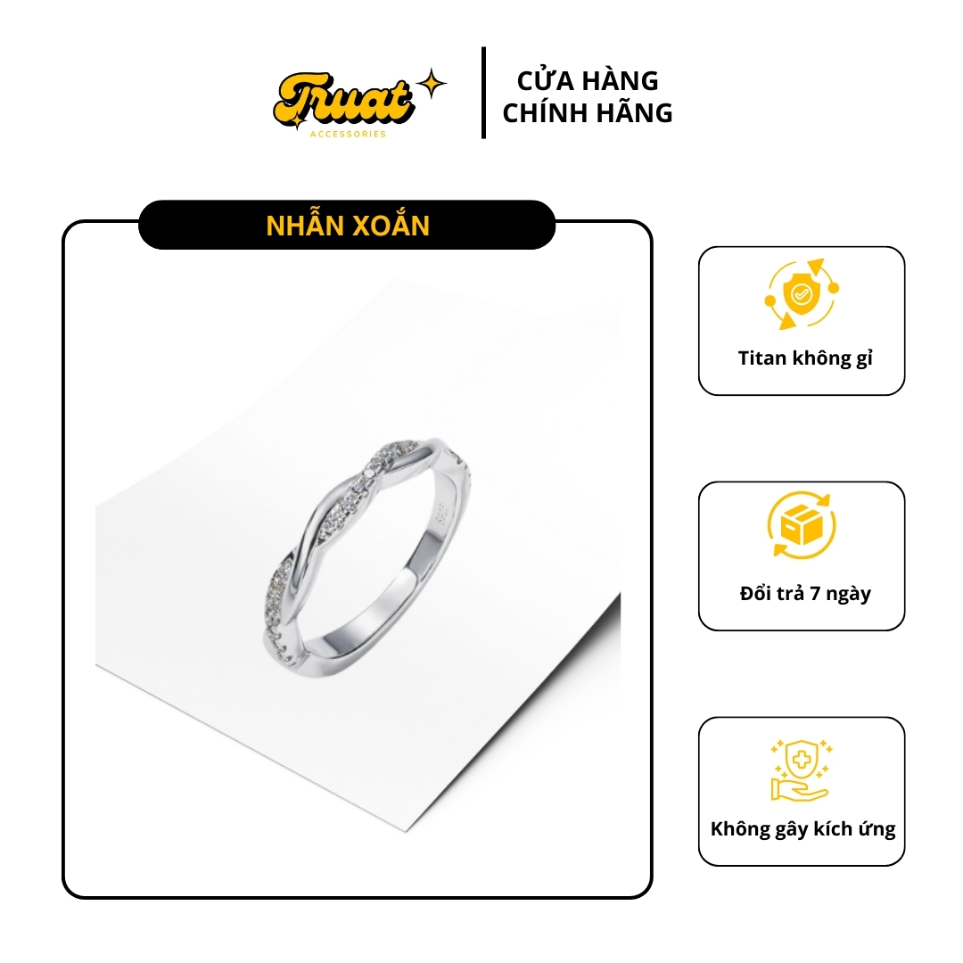 Phụ kiện nữ nhẫn xoắn