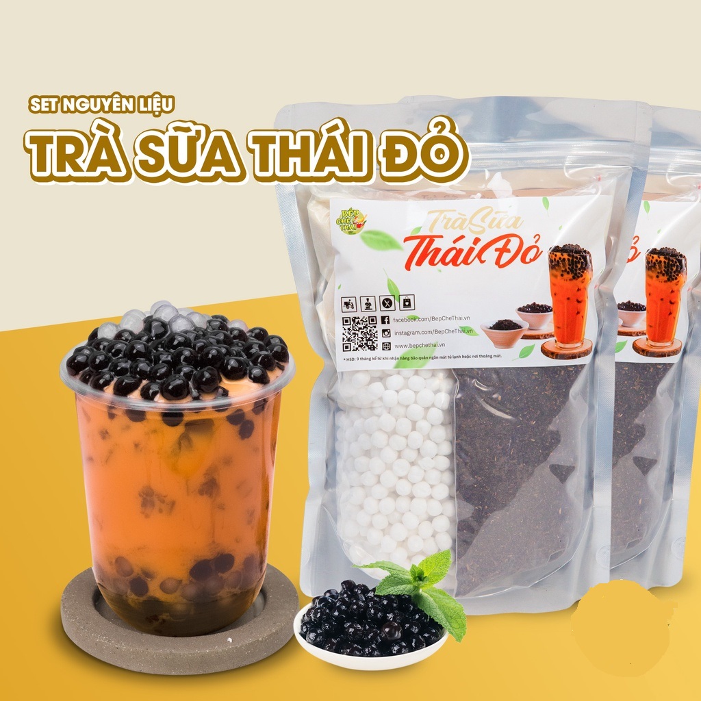 Set Trà Sữa Thái Đỏ
