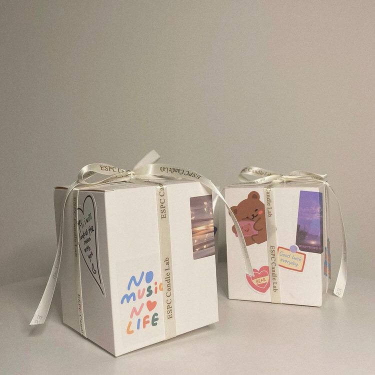 Hộp quà nến thơm đễ thương