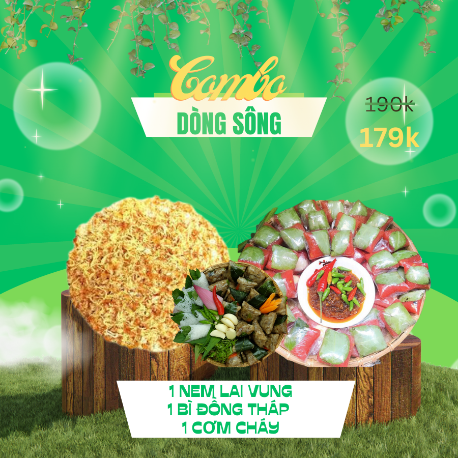 Combo dòng sông ẩm thực Sen Hồng